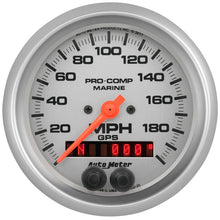 画像をギャラリービューアに読み込む, Autometer Gauge GPS Speedometer 3-3/8in 200 MPH Marine Silver Gauge