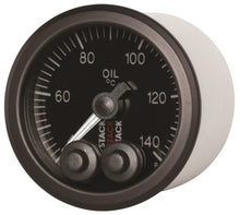 画像をギャラリービューアに読み込む, Autometer Stack 52mm 40-140 Deg C 1/8in NPTF Male Pro-Control Oil Temp Gauge - Black