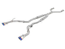 画像をギャラリービューアに読み込む, aFe POWER Takeda 2.5in 304 SS CB Exhaust w/ Blue Flame Tips 17-19 Infiniti Q60 V6-3.0L (tt)