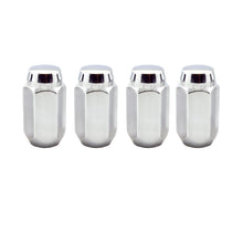 画像をギャラリービューアに読み込む, McGard Hex Lug Nut (Cone Seat) M12X1.75 / 13/16 Hex / 1.815in. Length (4-Pack) - Chrome