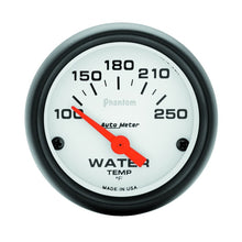 画像をギャラリービューアに読み込む, Autometer Phantom 52mm 100-250 Deg F Electronic Water Temp Gauge
