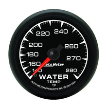 画像をギャラリービューアに読み込む, Autometer ES 52mm 140-280 Deg F Mechanical Water Temperature Gauge