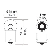 画像をギャラリービューアに読み込む, Hella Bulb 57 12V 3W BA9s G4.5