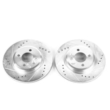 画像をギャラリービューアに読み込む, Power Stop 02-07 Mini Cooper Front Evolution Drilled &amp; Slotted Rotors - Pair