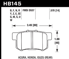 画像をギャラリービューアに読み込む, Hawk Honda/Acura/Suzuki ER-1 Endurance Racing Brake Pads (Track Only)