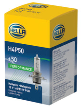 画像をギャラリービューアに読み込む, Hella Bulb H4 12V 60/55W P43t T4.625 +50
