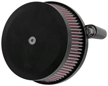 画像をギャラリービューアに読み込む, K&amp;N 99+ Harley-Davidson Street Metal Intake System - Hammer Black