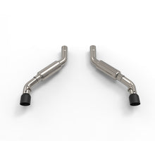 画像をギャラリービューアに読み込む, Kooks 2016 + Chevrolet Camaro SS LT1 3in Axle Back Exhaust System w/ Mufflers and Dual Black Tips