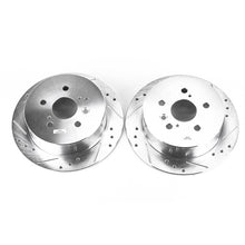 画像をギャラリービューアに読み込む, Power Stop 04-06 Lexus RX330 Rear Evolution Drilled &amp; Slotted Rotors - Pair