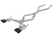 画像をギャラリービューアに読み込む, aFe MACH Force-Xp 3.5in. 304 SS C/B Exhaust w/o Muffler 15-18 BMW X5 M V8-4.4L (tt) - Black Tip