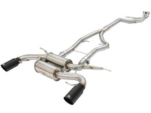 画像をギャラリービューアに読み込む, aFe MACHForce XP SS-304 Black Tip 3.0in-2.5in Dia Cat Back Exhaust 11-13 BMW 335i (E90/E92) 3.0L