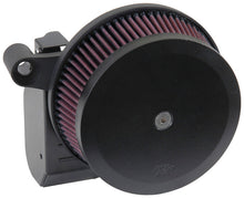 画像をギャラリービューアに読み込む, K&amp;N 17-18 Harley-Davidson Road Glide Hammer Black Street Metal Intake System