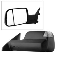 画像をギャラリービューアに読み込む, xTune Dodge Ram 1500 09-12 Extendable Heated Adjust Mirror Black Housing Left MIR-DRAM09S-PWH-L