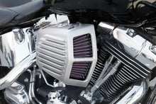画像をギャラリービューアに読み込む, K&amp;N Street Metal Intake System 01-16 Harley-Davidson Shaker Silver H/D Softail/Dyna Fl