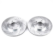 画像をギャラリービューアに読み込む, Power Stop 99-04 Acura RL Front Evolution Drilled &amp; Slotted Rotors - Pair