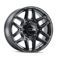 画像をギャラリービューアに読み込む, ION Type 146 17x9 / 8x165.1 BP / 0mm Offset / 125.2mm Hub Gloss Black Wheel