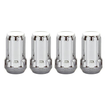 画像をギャラリービューアに読み込む, McGard SplineDrive Lug Nut (Cone Seat) M14X1.5 / 1.648in. Length (4-Pack) - Chrome (Req. Tool)