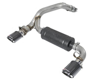 画像をギャラリービューアに読み込む, aFe Takeda 3in 304 SS Axle-Back Exhaust System w/ Carbon Fiber Tips 16-18 Ford Focus RS I4-2.3L (t)