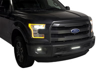画像をギャラリービューアに読み込む, Putco 15-17 Ford F-150 - SS Black Punch Design w/ 10in Luminix Light bar Bumper Grille Inserts