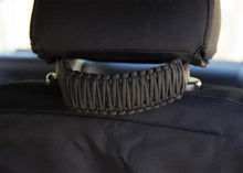 画像をギャラリービューアに読み込む, Rugged Ridge Paracord A-Pillar/Seat Mnt Hdle Black 07-18 Jeep Wrangler JK