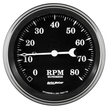 画像をギャラリービューアに読み込む, Auto Meter Gauge Tachometer 3 3/8in 8k RPM In-Dash Old Tyme Black
