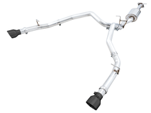 画像をギャラリービューアに読み込む, AWE Tuning 19-21 RAM 1500 5.7L (w/Cutouts) 0FG Dual Rear Exit Cat-Back Exhaust - Diamond Black Tips