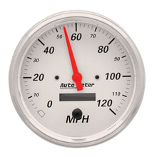 画像をギャラリービューアに読み込む, AutoMeter Gauge Kit 2 Pc. Quad &amp; Speedometer 5in. Arctic White