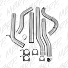 画像をギャラリービューアに読み込む, MBRP 88-93 Dodge 2500/3500 Cummins 4WD Turbo Back Single Side Exit No Muffler PLM Series Exhaust