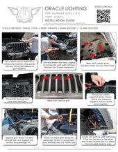 画像をギャラリービューアに読み込む, Oracle Pre-Runner Style LED Grille Kit for Jeep Gladiator JT - Amber