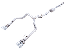画像をギャラリービューアに読み込む, AWE Tuning 4th Gen GM 1500 5.3L 0FG Cat-Back Split Rear Exit (w/ Bumper Cutouts) - Quad Chrome Tips