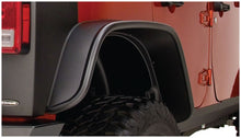 画像をギャラリービューアに読み込む, Bushwacker 07-18 Jeep Wrangler Unlimited Flat Style Flares 2pc 4-Door Sport Utility Only - Black