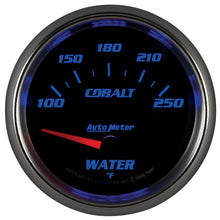 画像をギャラリービューアに読み込む, Autometer Cobalt 66mm 100-250 Degree F Electric Water Temperature Gauge