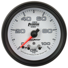 画像をギャラリービューアに読み込む, Autometer Phantom II 2-5/8in 100 PSI Stepper Motor Oil Pressure Gauge