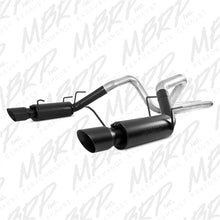 画像をギャラリービューアに読み込む, MBRP 11-14 Ford Mustang GT 5.0L 3in Cat Back Dual Split Rear Race Version 4in Tips - Black