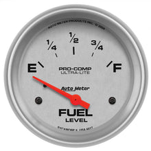 画像をギャラリービューアに読み込む, AutoMeter Gauge Fuel Level 2-5/8in. 0 Ohm(e) to 30 Ohm(f) Elec Ultra-Lite