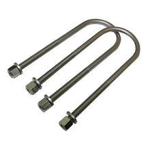 画像をギャラリービューアに読み込む, MaxTrac 98-09 Ford Ranger 2WD Rear U-Bolts for 1in/3in Lift Blocks - 10.75in x 3.00in x 1/2in