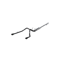 画像をギャラリービューアに読み込む, MBRP 09-14 Dodge Ram 1500 5.7L Cat-Back Dual Split Rear (Through Stock Bumper) AL - Black