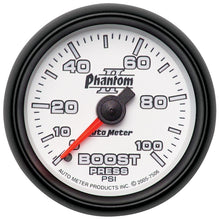 画像をギャラリービューアに読み込む, Autometer Phantom II 52.4mm Mechanical 0-100psi Boost Gauge