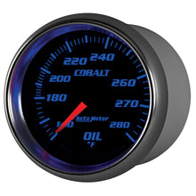 画像をギャラリービューアに読み込む, Autometer Cobalt 66.7mm 140-280 Degree F Mechanical Oil Temperature Gauge