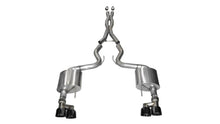 画像をギャラリービューアに読み込む, Corsa 2015-2017 Ford Mustang GT 5.0 3in Cat Back Exhaust Black Quad Tips (Xtreme)