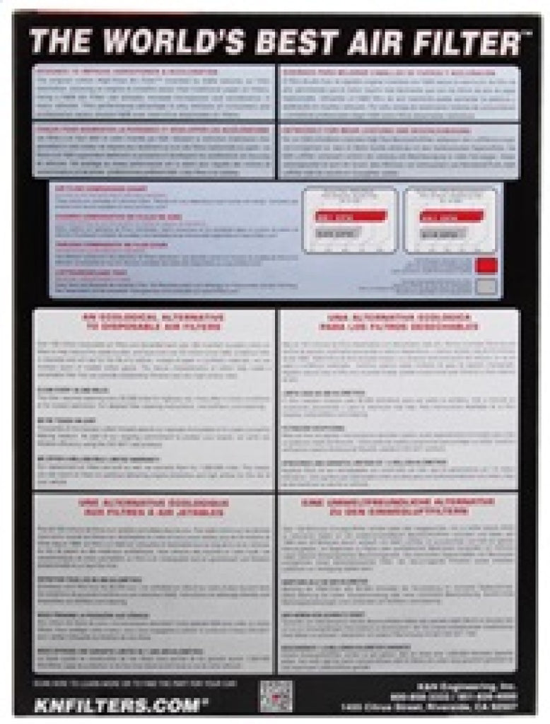 K&N 17-19 SsanYong Rexton L4-2.2L DSL Replacement Drop In Air Filter