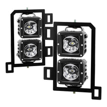 画像をギャラリービューアに読み込む, Spyder Dodge Ram 2013-2018 1500 Only Full LED Fog Lights W/Bracket and Universal Switch- Clear
