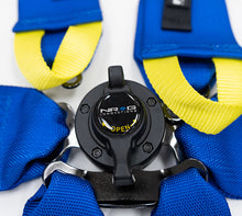 画像をギャラリービューアに読み込む, NRG FIA 6pt 2in. Shoulder Belt for HANS Device/ Rotary Cam Lock Buckle/ 3in. Waist Belt - Blue