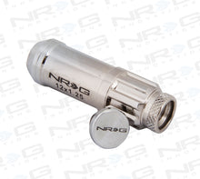 画像をギャラリービューアに読み込む, NRG 700 Series M12 X 1.25 Steel Lug Nut w/Dust Cap Cover Set 21 Pc w/Locks &amp; Lock Socket - Silver