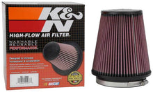 画像をギャラリービューアに読み込む, K&amp;N Filter Universal Rubber Filter 5 inch Flange 6 1/2 inch Base 4 3/8 inch Top 7 inch Height