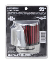 画像をギャラリービューアに読み込む, K&amp;N 1.5in Flange ID x 3in OD x 2.5in Height Clamp On Crankcase Vent Filter