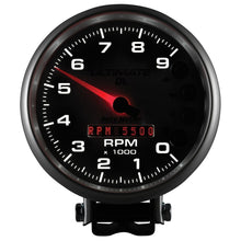 画像をギャラリービューアに読み込む, AutoMeter Gauge Tach 5in. 9K RPM Pedestal Datalogging Ultimate Dl Playback Silver