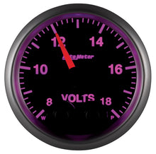 画像をギャラリービューアに読み込む, Autometer Elite 52.4mm Peak &amp; Warn w/ Electronic Control 8-18 Volt Voltmeter