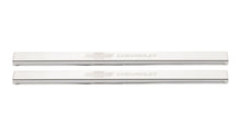 画像をギャラリービューアに読み込む, Putco 2019+ Chevrolet Silv LD Fits Double Cab and Regular Cab (2pc) w/ Bow Tie Etching SS Door Sills