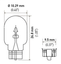 画像をギャラリービューアに読み込む, Hella Universal Clear T3.25 Incandescent 12V 3W Bulb (MOQ 10)